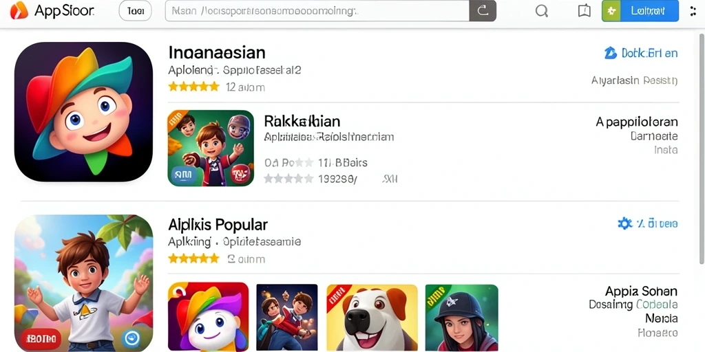 Menampilkan gameplay yang penuh warna dan interaktif.