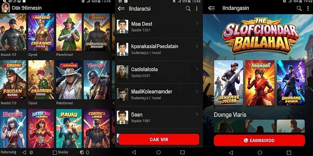 Tampilan awal BINTANGMPO yang menarik dan intuitif.