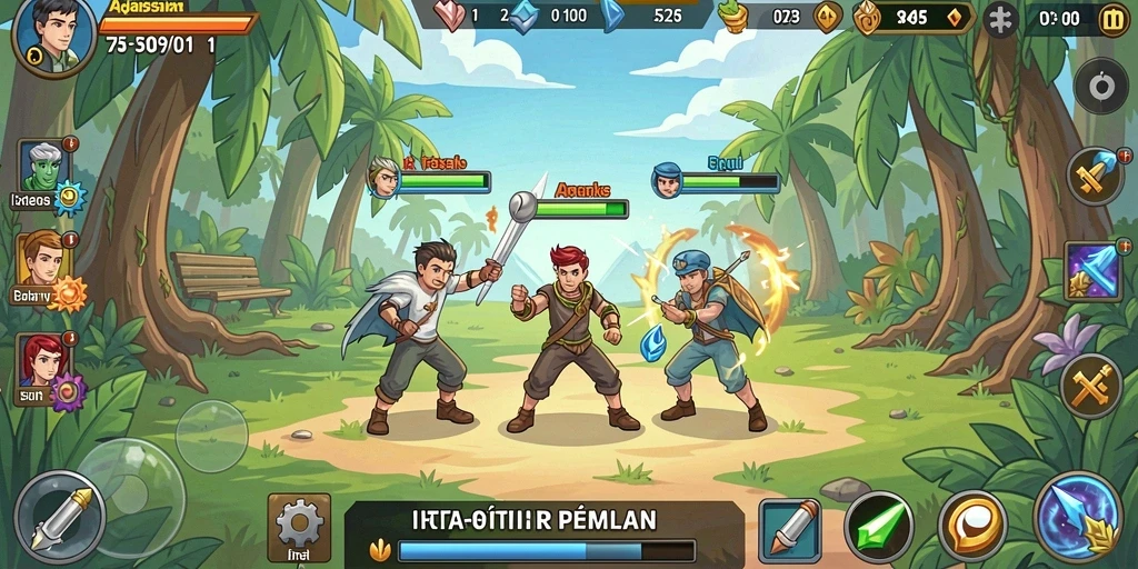 Screenshot DKK: Menampilkan grafis fantastis dan dunia yang luas.