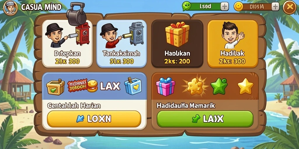 Tampilan antarmuka yang intuitif dan menarik.