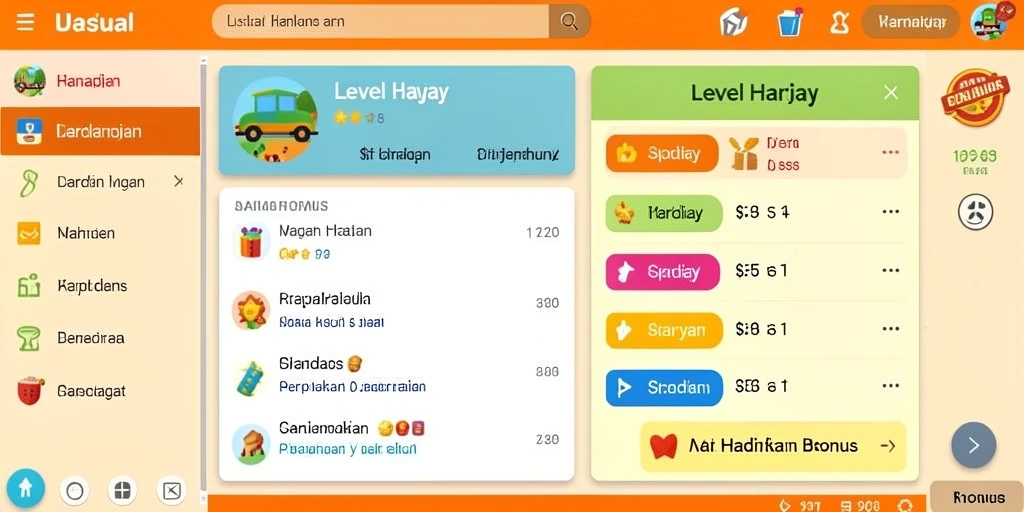 Tampilan antarmuka yang intuitif dan menarik.