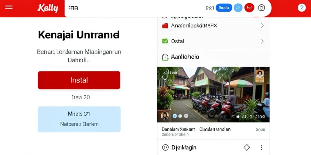 Tampilan antarmuka yang user-friendly.