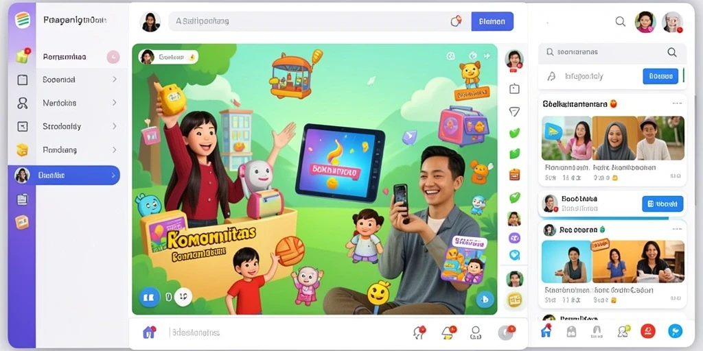 Tampilan karakter yang atraktif dan mendetail.