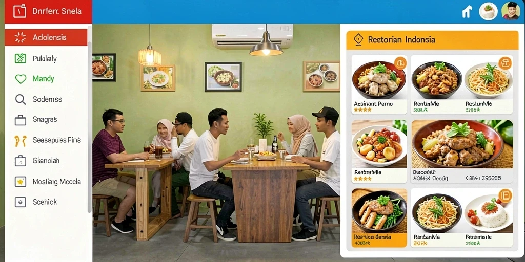 Tampilan antarmuka pengguna yang intuitif dan responsif.