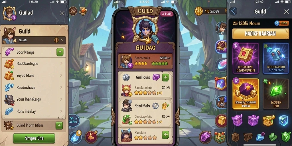 Tampilan antarmuka game yang menarik.