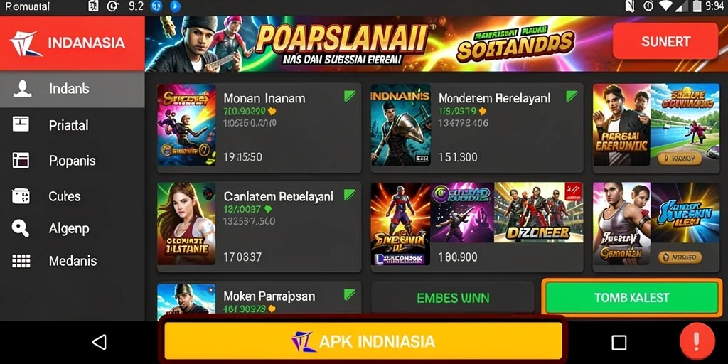 Tampilan antarmuka yang menarik dan mudah digunakan.