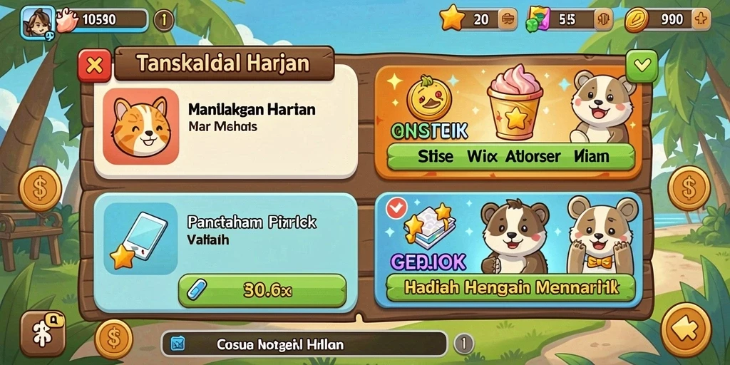 Tampilan antarmuka yang menarik dan intuitif.