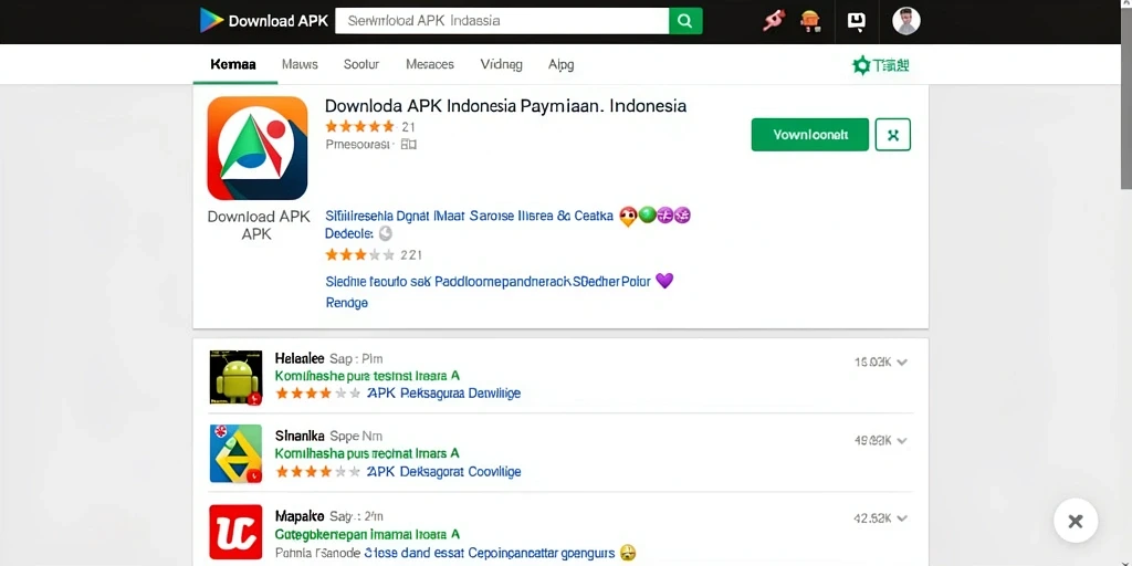 Tampilan awal yang menarik dan mudah dinavigasi.
