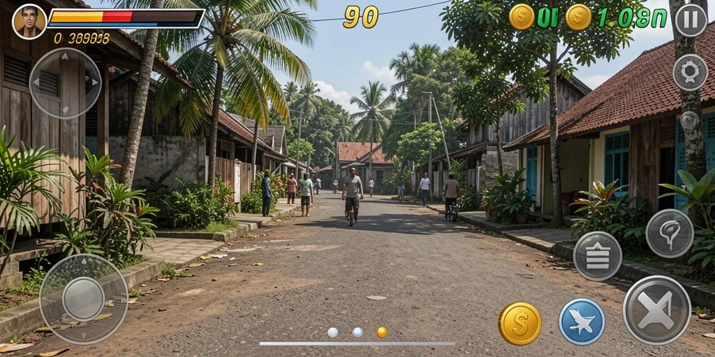 Tampilan menu utama yang menarik dan mudah dinavigasi.