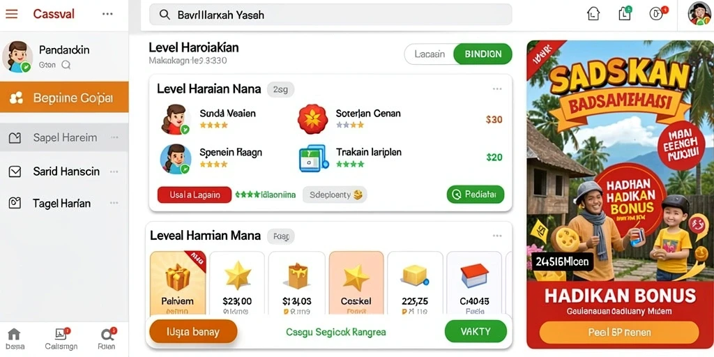 Tampilan antarmuka yang ramah pengguna.