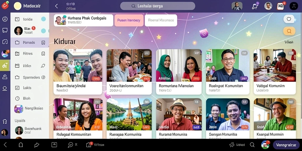 Tampilan awal yang menarik dan intuitif.